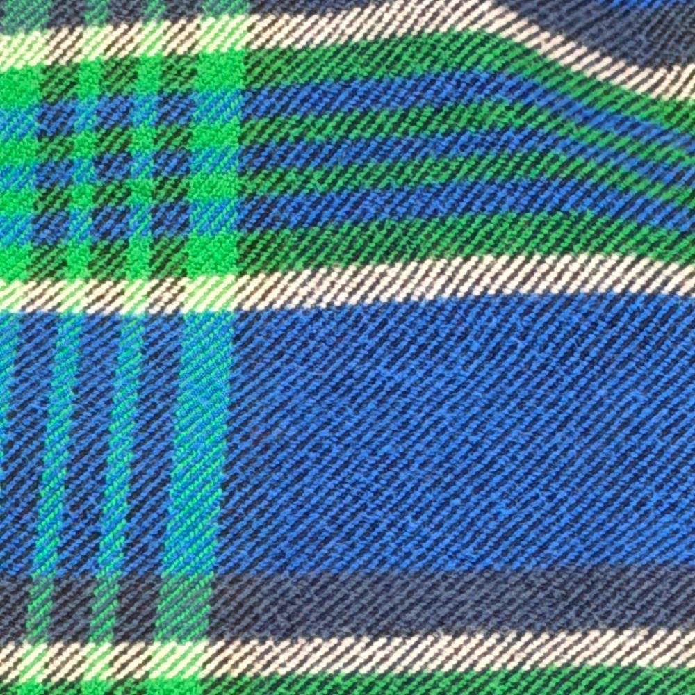 Patagonia Womens 2 Organic Cotton Flannel Plaid Button Down Shirt Blue Green - Picture 4 of 16